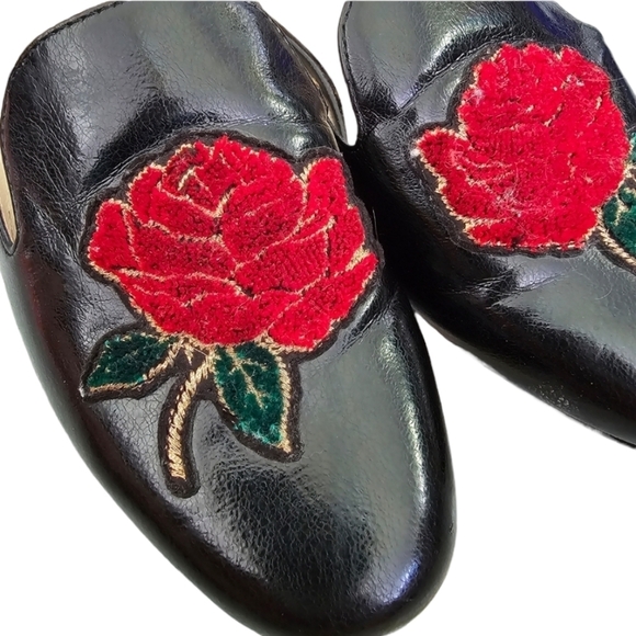 Zara Basic Collection Black Rose Loafers - Picture 4 of 9